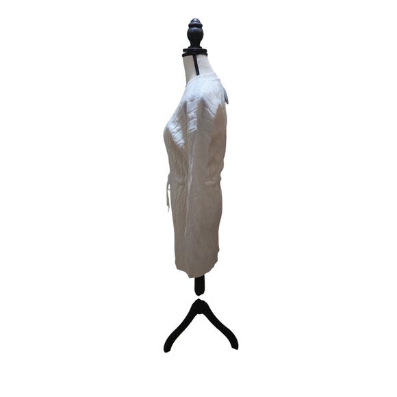 Cloud Ten White Sweater Dress w/ Waist Tie – Long Sleeve – NWT - Picture 2 of 3